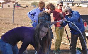 Todd discussing hoop house durability