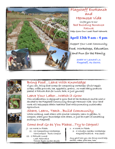 Bed Building Bonanza Potluck Flyer - Single Page